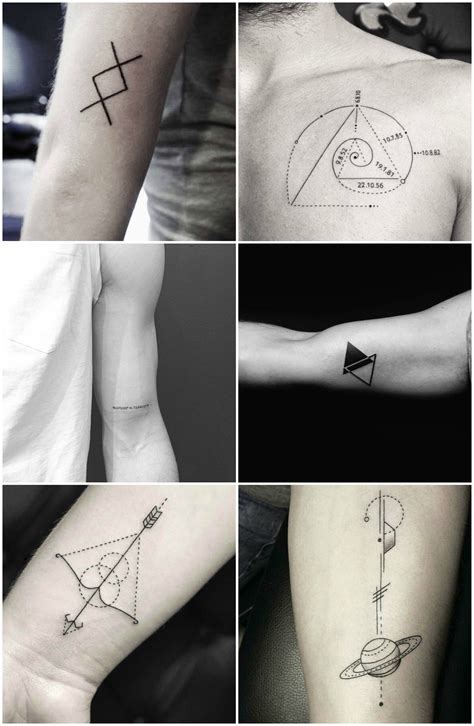 tatuaje minimalista pecho hombre|50 ideas de tatuajes minimalistas, sencillos y bonitos